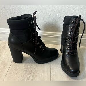 ALDO Leather Lace-Up Tipula Combat Boots 10